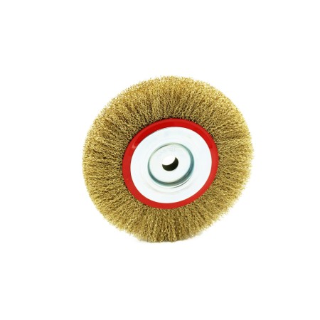 فرچه سیمی تخت افشان قطر 12.5 سانت طلائی