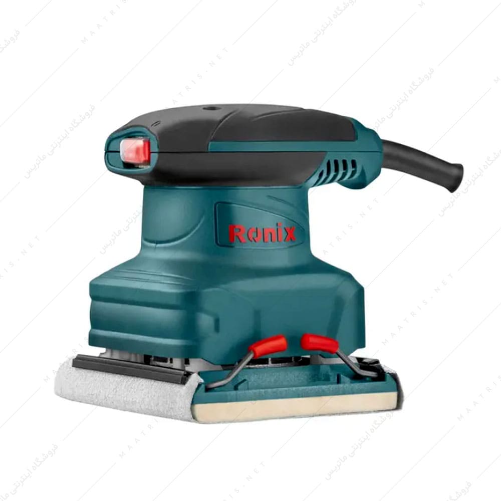 سنباده لرزان نجاری 220 وات مشتی کد 6402 برند رونیکس