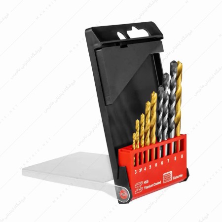 ست مته آهن و بتن 9 عددی کد RH-5585 برند رونیکس