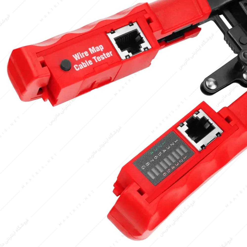 انبر سوکت زن و تستر شبکه و تلفن کد RH 1831 برند رونیکس