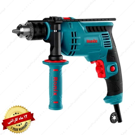 دریل برقی چکشی 13 میلی متر 600 وات کد 2211P برند رونیکس