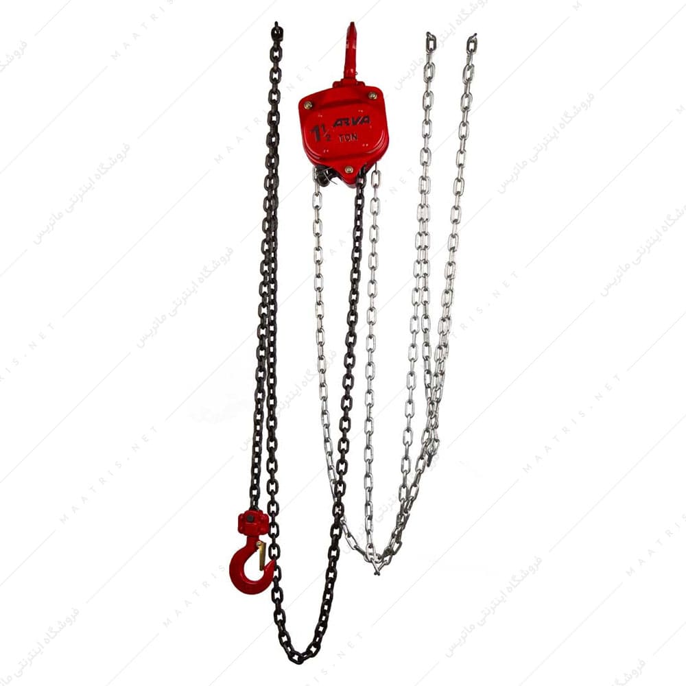‫جرثقیل دستی ‪ 1.5‬تن کد 4581 برند آروا