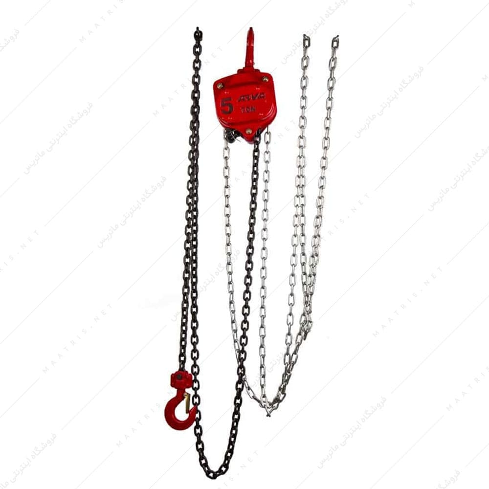 ‫جرثقیل دستی ‪5‬ تن کد 4584 برند آروا