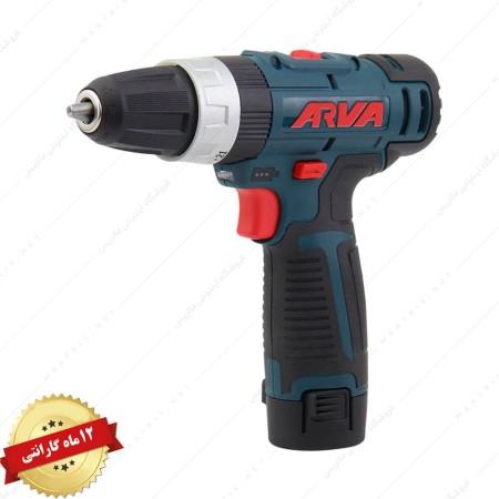 ‫دریل پیچ گوشتی شارژی 12‬ ولت کد 5841 برند آروا
