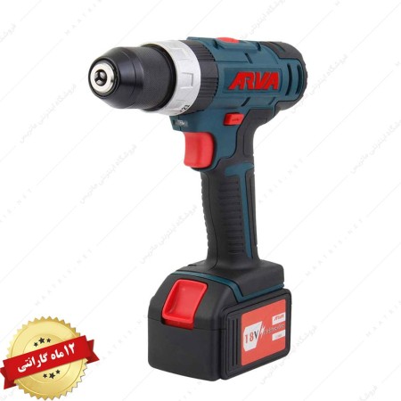 ‫دریل پیچ گوشتی شارژی 18‬ ولت کد 5843 برند آروا