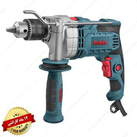 دریل 13 میلی متری چکشی 900 وات کد 2290 برند رونیکس