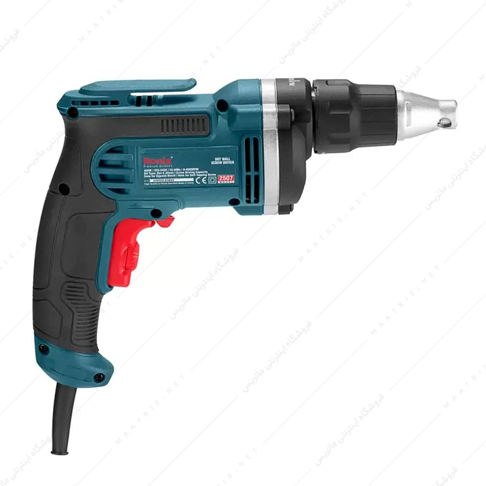 پیچ گوشتی برقی 450 وات کد 2507 برند رونیکس