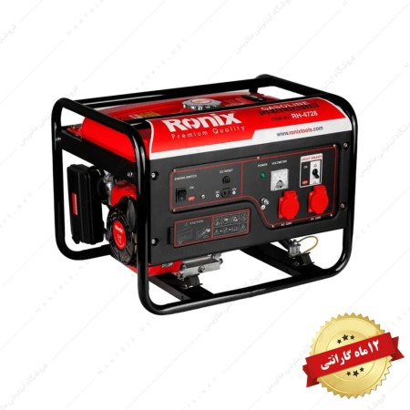ژنراتور بنزینی 2800 وات کد RH-4728 برند رونیکس
