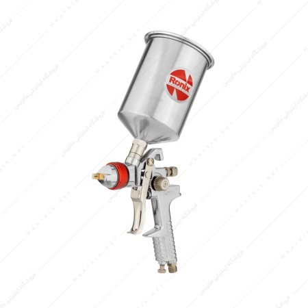 پیستوله بادی حرفه ای مدل H-827 نازل 3/1 کد RH-6313 برند رونیکس