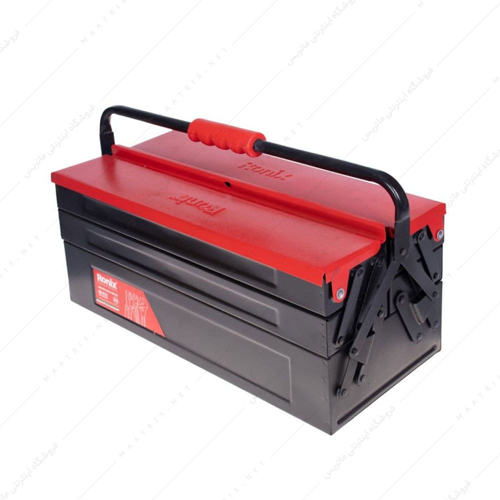 جعبه ابزار فلزی اتوماتیک 3 طبقه 50 سانتی متر کد RH-9175 برند رونیکس