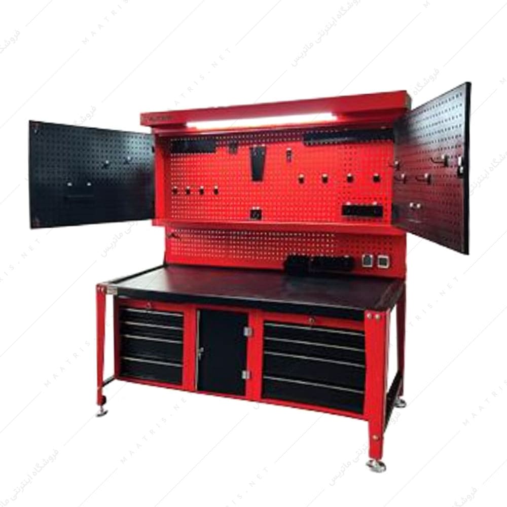 میز کار کارگاهی مدل D-2801-L برند پالت کار
