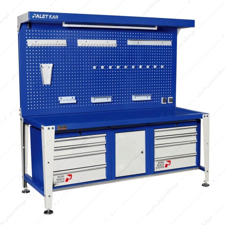 میز کار کارگاهی مدل D-1801-L برند پالت کار