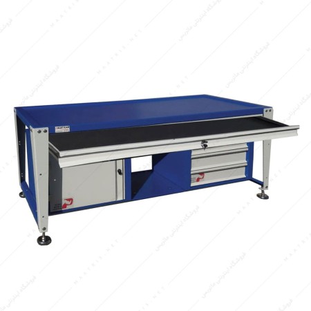 میز کار کارگاهی مدل D-0511-L برند پالت کار