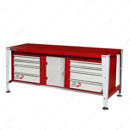 میز کار کارگاهی مدل D-0801-L برند پالت کار