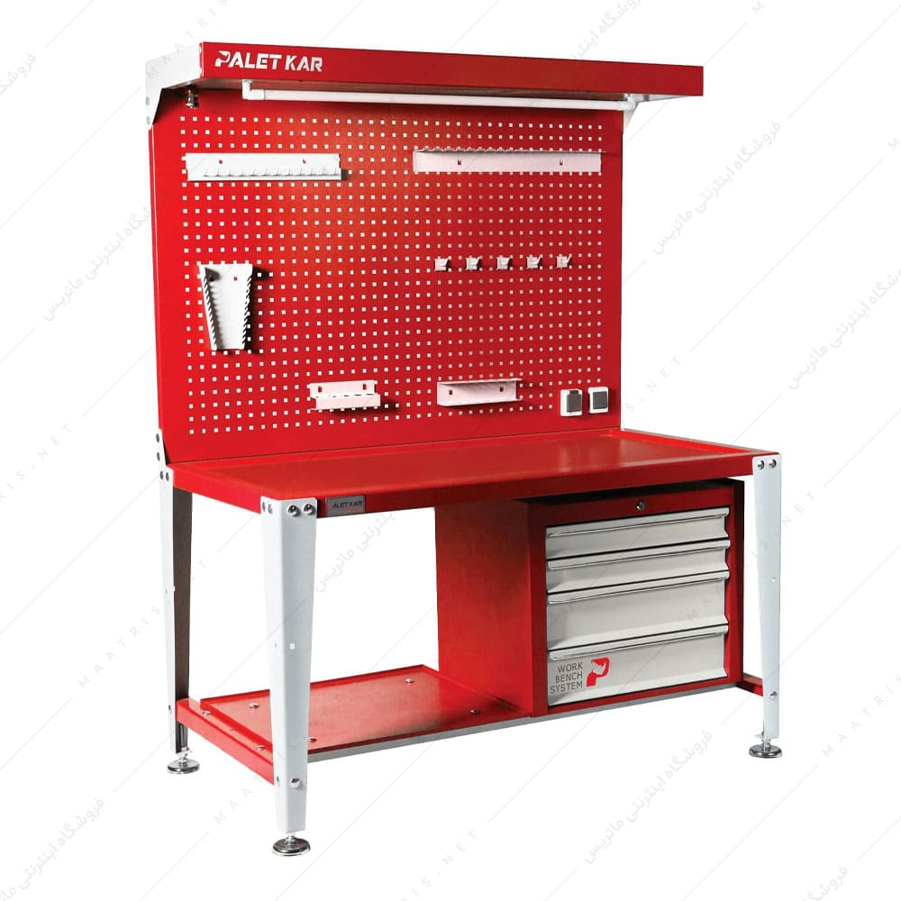 میز کار کارگاهی مدل D-1410-M برند پالت کار