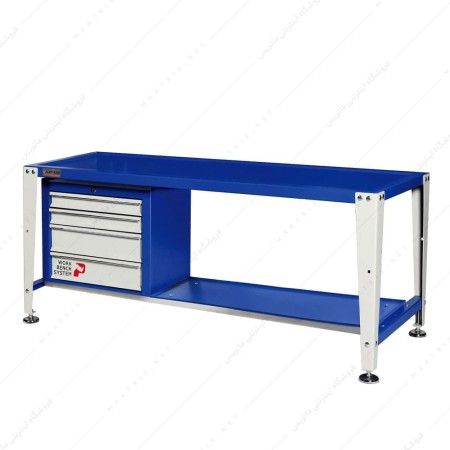 میز کار کارگاهی مدل D-0410-L برند پالت کار