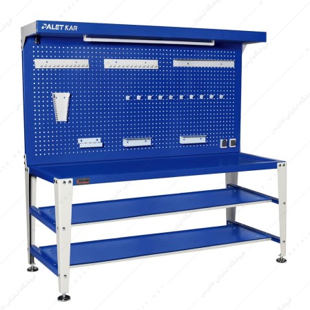 میز کار کارگاهی مدل D-1020-L برند پالت کار
