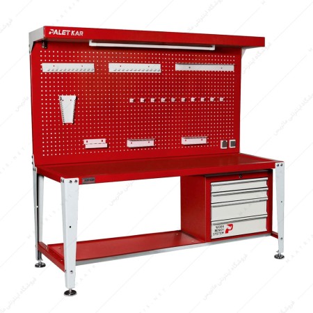میز کار کارگاهی مدل D-1410-L برند پالت کار