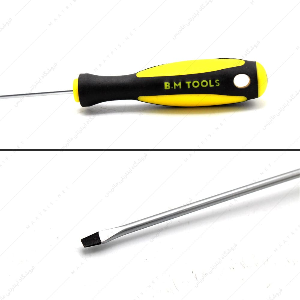 پیچ گوشتی دوسو 3*100 برند BM TOOLS