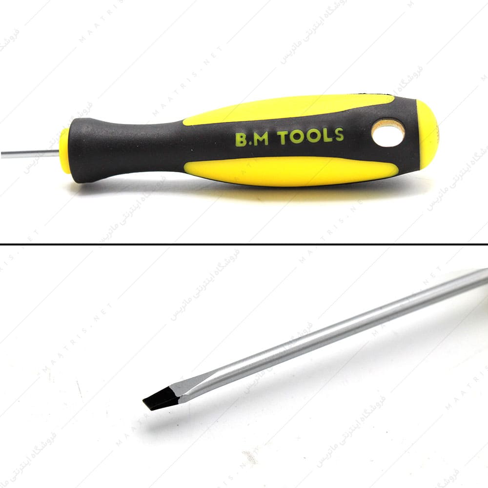 پیچ گوشتی دوسو 3*75 برند BM TOOLS