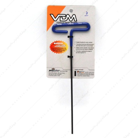 آچار آلن سایز 3 دسته تی برند VDM