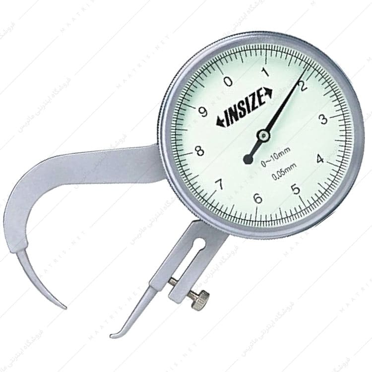 ضخامت سنج ساعتی 0 تا 10 میلی متر کد 10-2866 برند اینسایز