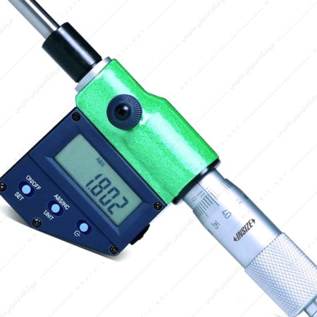 هد میکرومتر دیجیتال سایز 25-0 میلی متر کد 25W-6354 برند اینسایز