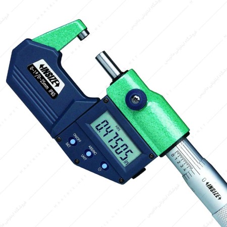 میکرومتر خارج دیجیتال آیپی کد 3101 برند اینسایز