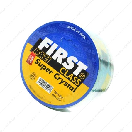 چسب نواری کریستال پهن عرض 48 میلی متر مدل first class برند رازی 