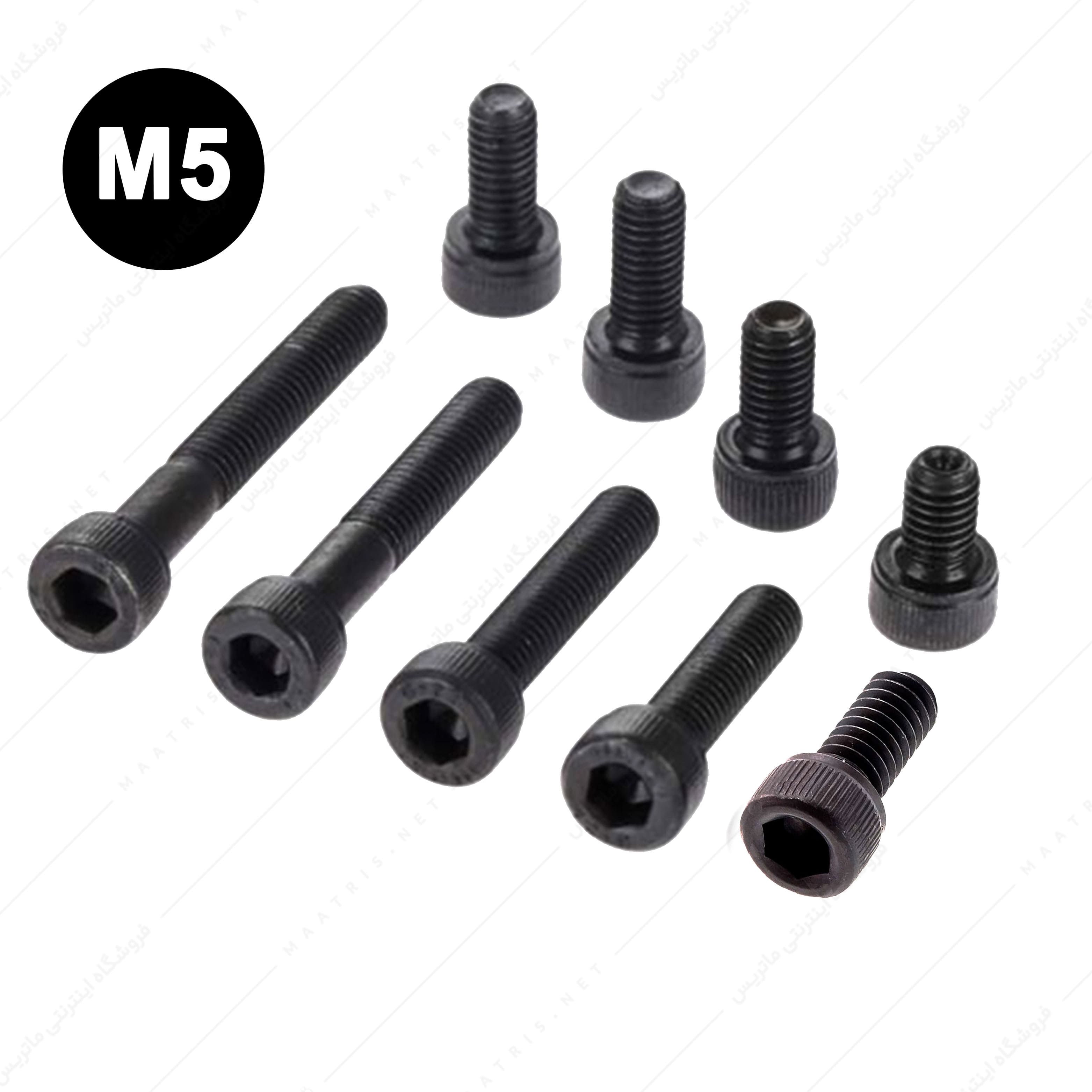 پیچ M5 گرید 12.9 آلنی