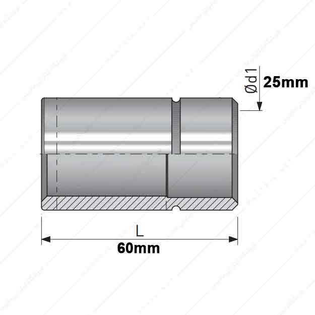 بوش راهنمای قالب مدل GB/F/25*60