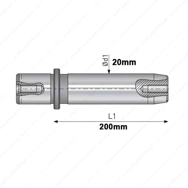 میل راهنمای قالب مدل GP/C/20*200