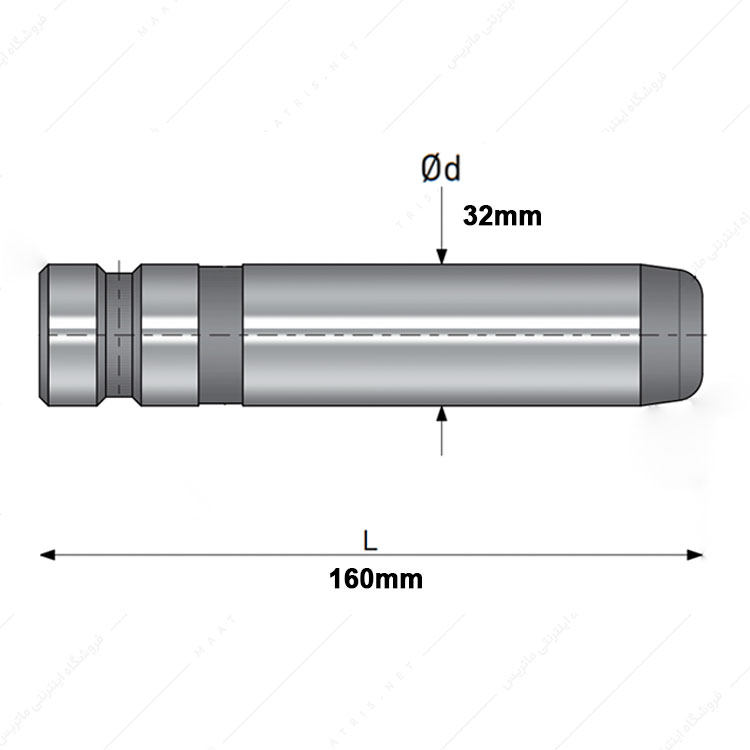 میل راهنمای قالب مدل GP/S/32*160