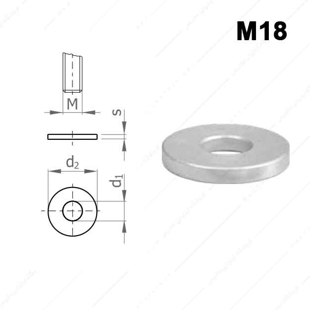 واشر روبند ضخیم مدل E404/18