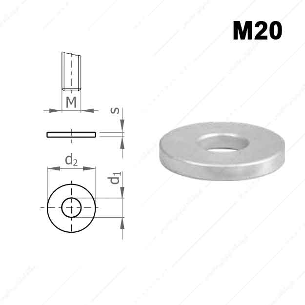 واشر روبند ضخیم مدل E404/20