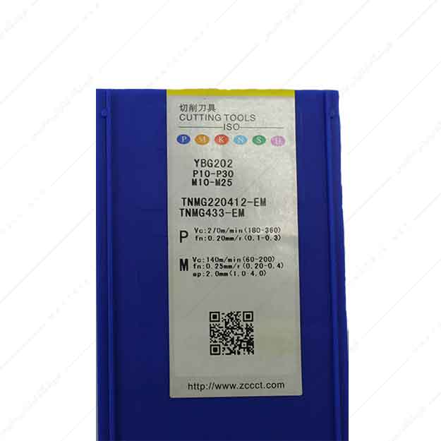 الماس تراشکاری مدل TNMG220412-EM YBG202 برند ZCC