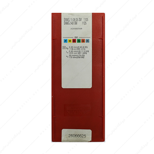الماس تراشکاری مدل SNMG150608-SM 1105 برند SANDVIK Coromant 