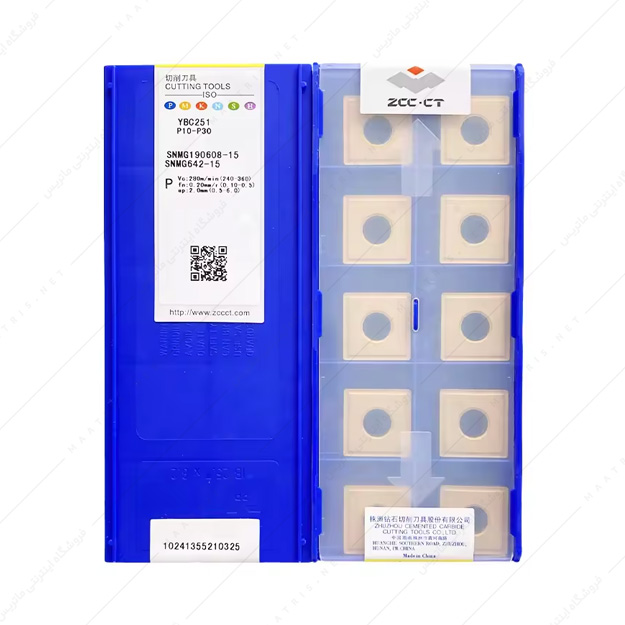 الماس تراشکاری مدل SNMG190608-15 YBC251 برند ZCC