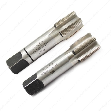قلاویز دستی HSS سایز 20 گام 1/5 دنده ریز برند هانگدا