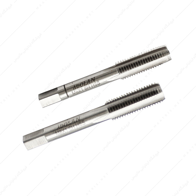 قلاویز دستی HSS سایز 8 گام 1 دنده ریز برند آدولان