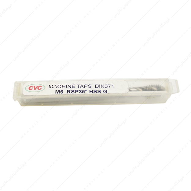قلاویز ماشینی مارپیچ HSSG سایز 6 میلی متر برند CVC