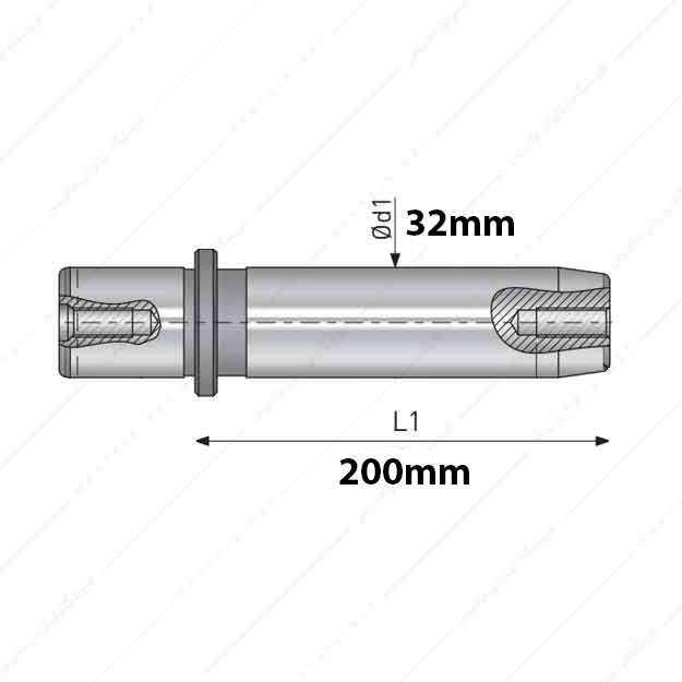 میل راهنمای قالب مدل GP/C/32*200