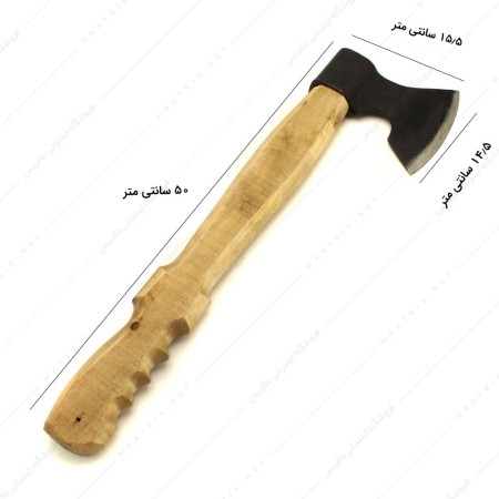 تبر 1100 گرمی دسته چوبی مدل پنجه دار بلند