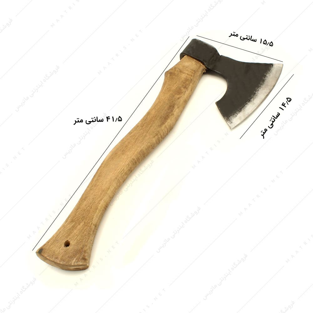 تبر 730 گرمی دسته چوبی 