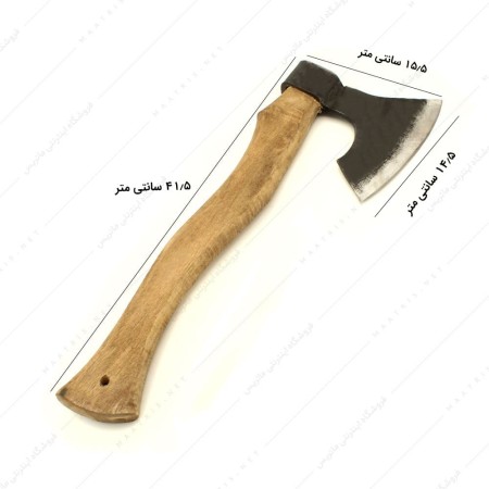 تبر 730 گرمی دسته چوبی 