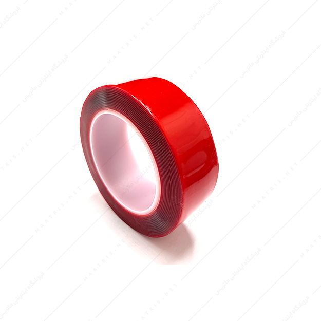 چسب دو طرف 4 سانتی متر قرمز برند top tape