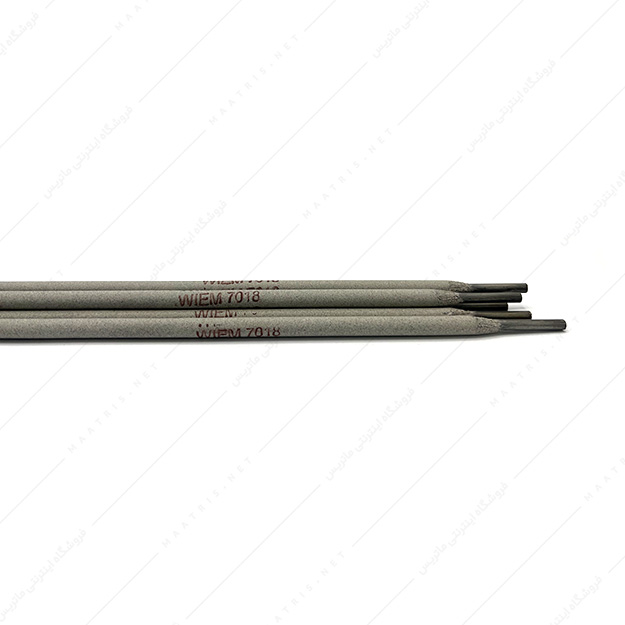 الکترود فولاد قطر 3.25 میلی متر کد E7018 برند WIEM (شیراز) بسته 6 کیلوگرم