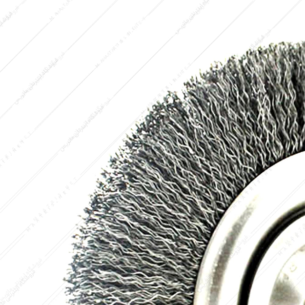 فرچه سیمی تخت افشان قطر 80 میلی متر