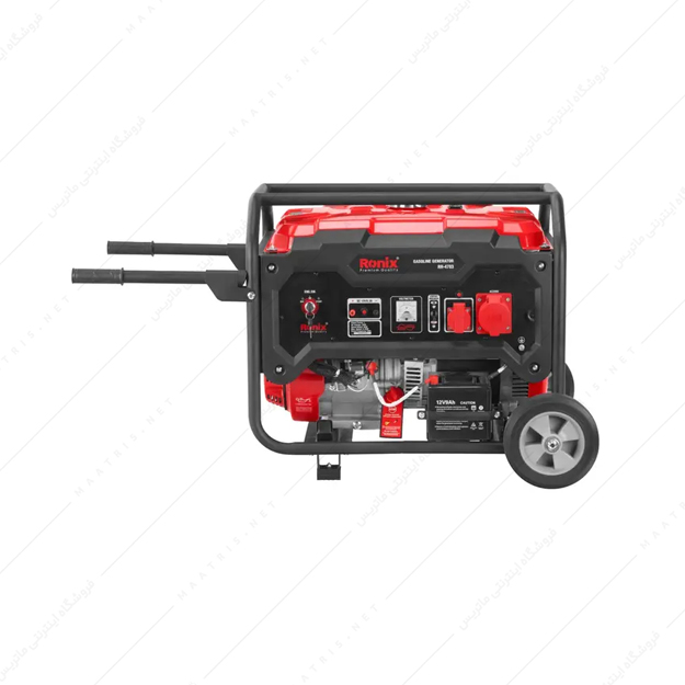 ژنراتور بنزینی 6500 وات کد RH-4783 برند رونیکس