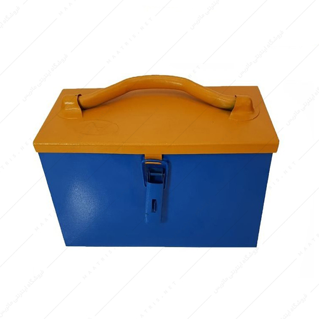 جعبه ابزار فلزی طول 30 سانتی متر مدل ارتشی برند وفایی
